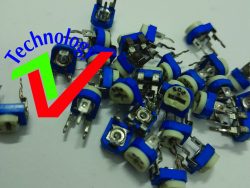 Biến trở nút áo 502 chỉnh Top 5kohm RM065-502