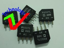 Cầu diode RS507L 5A 1000V loại xuyên lỗ