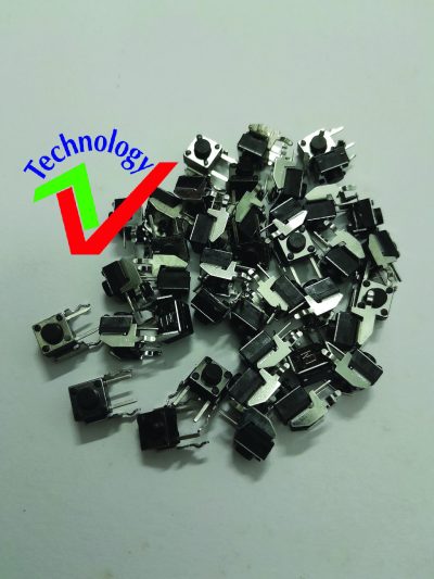 Nút nhấn 6x6x5mm xuyên lỗ loại chỉnh ngang